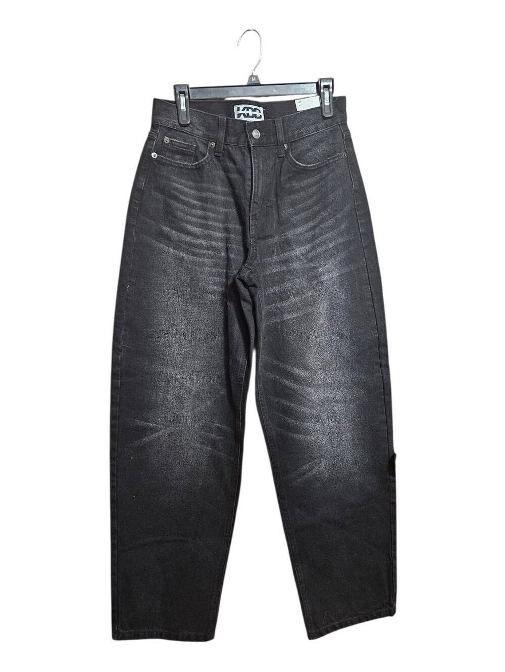 KBB By Kahlana Black Barrel Leg Jeans Size 2!